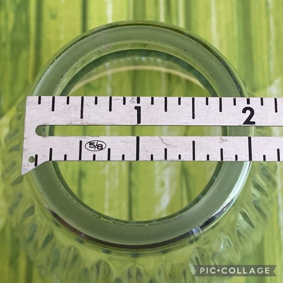 Set of 3 Clear Thick Ribbed Glass Dome Globes Replacements - Picture 7 of 8